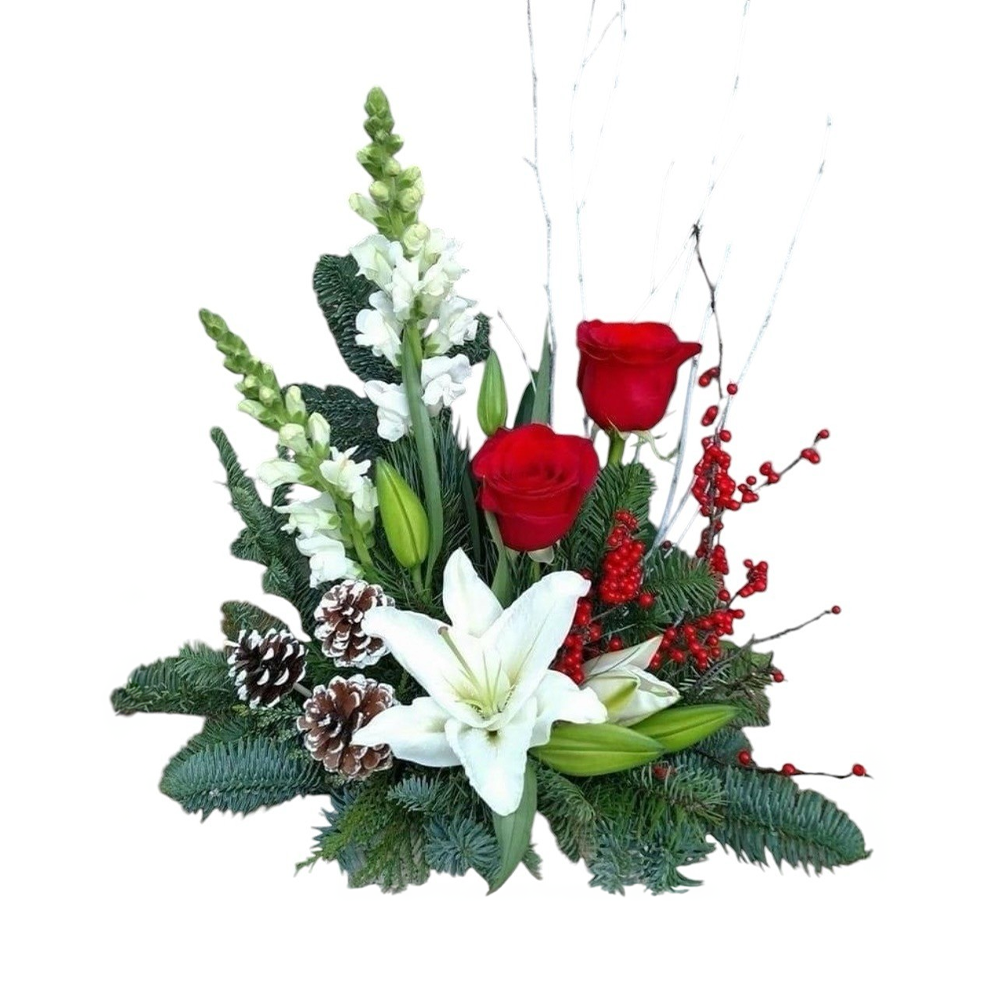 🎄 Arreglo Floral Navideño 🎄