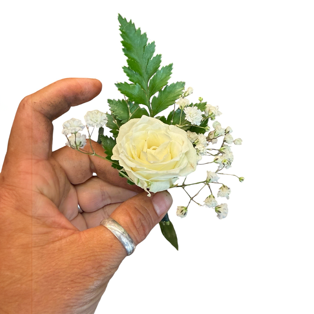 🌿 Boutonniere Elegante para Bodas 🌿